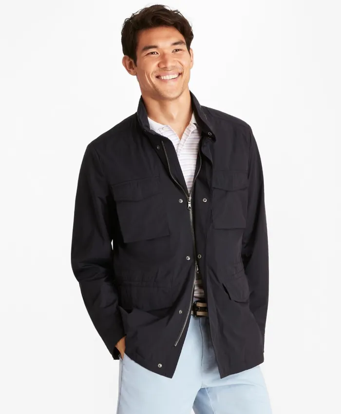 Brooks Brothers Outerwear WaterRepellent Field Jacket Navy 8211 Men