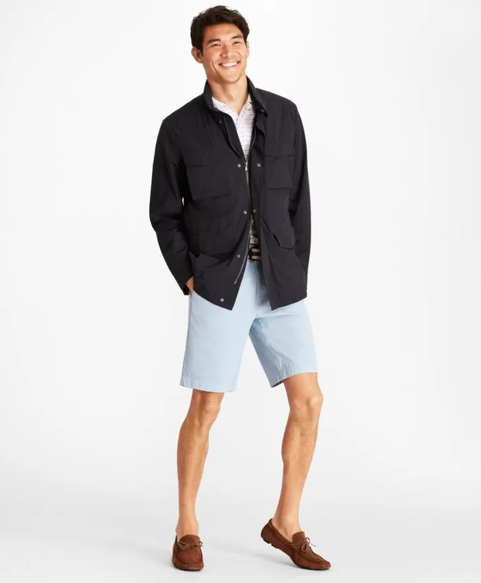 Brooks Brothers Outerwear WaterRepellent Field Jacket Navy 8211 Men Brooks Brothers Outerwear WaterRepellent Field Jacket Navy 8211 Men