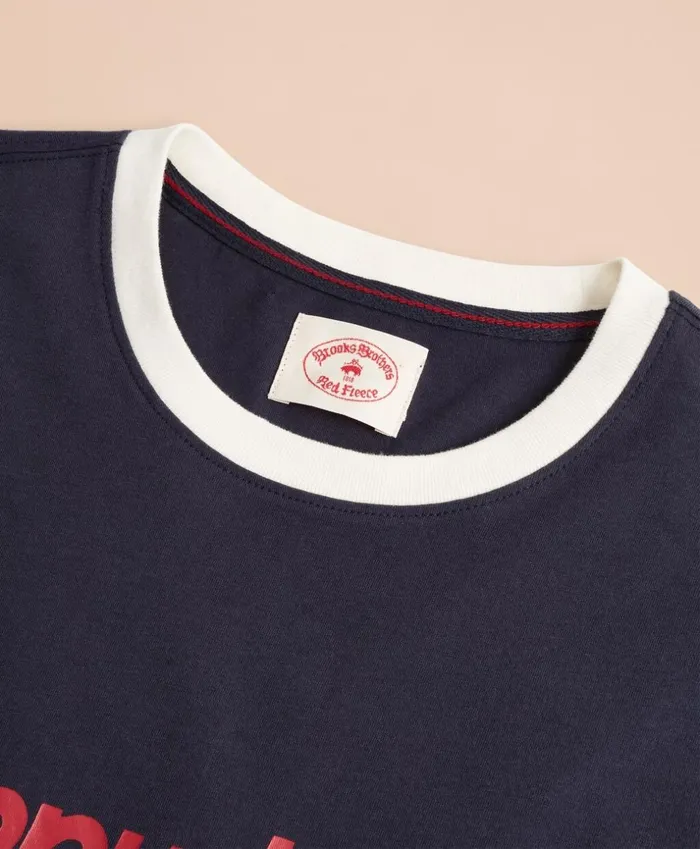 Brooks Brothers Polos and TShirts Happy Hour Graphic Ringer TShirt Navy 8211 Men Brooks Brothers Polos and TShirts Happy Hour Graphic Ringer TShirt Navy 8211 Men