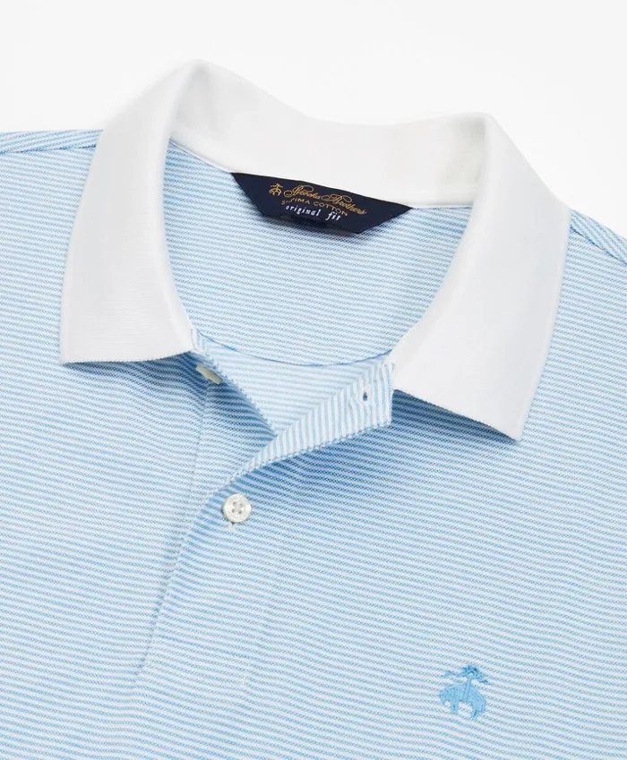 Brooks Brothers Polos and TShirts Original Fit Stripe Polo Shirt Blue 8211 Men Brooks Brothers Polos and TShirts Original Fit Stripe Polo Shirt Blue 8211 Men
