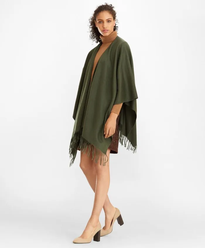 Brooks Brothers Scarves Hats and Gloves Cashmere Ruana Green 8211 Women Brooks Brothers Scarves Hats and Gloves Cashmere Ruana Green 8211 Women