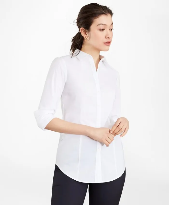 Brooks Brothers Shirts and Tops TailoredFit Performance NonIron COOLMAX Poplin Shirt White 8211 Women Brooks Brothers Shirts and Tops TailoredFit Performance NonIron COOLMAX Poplin Shirt White 8211 Women