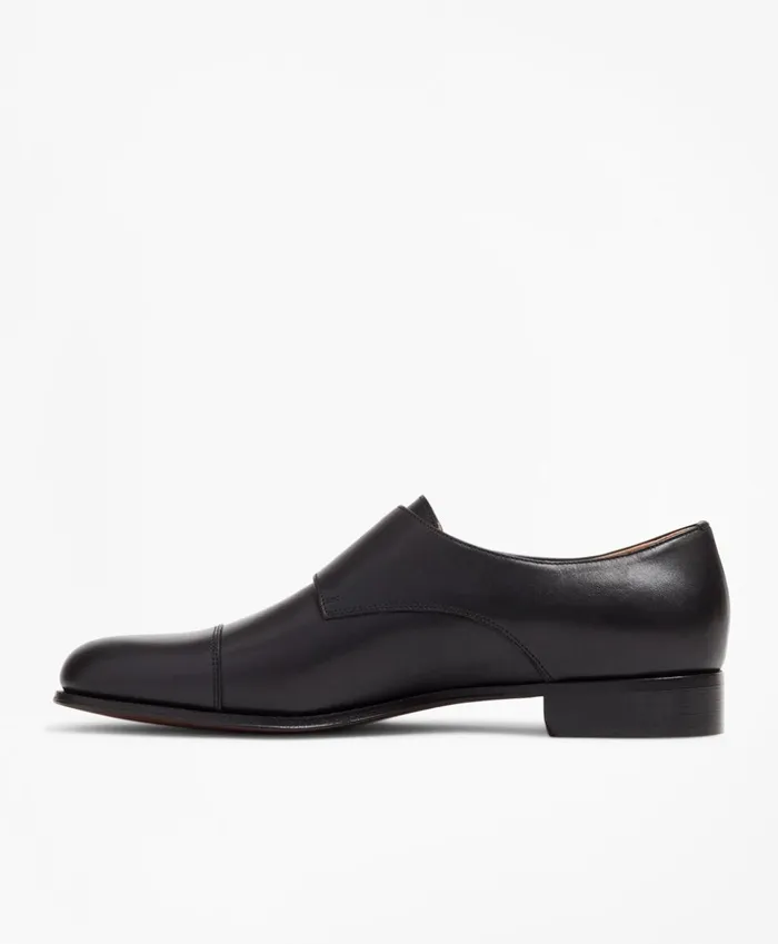 Brooks Brothers Shoes and Belts Leather CapToe Monk Straps Black 8211 Women Brooks Brothers Shoes and Belts Leather CapToe Monk Straps Black 8211 Women
