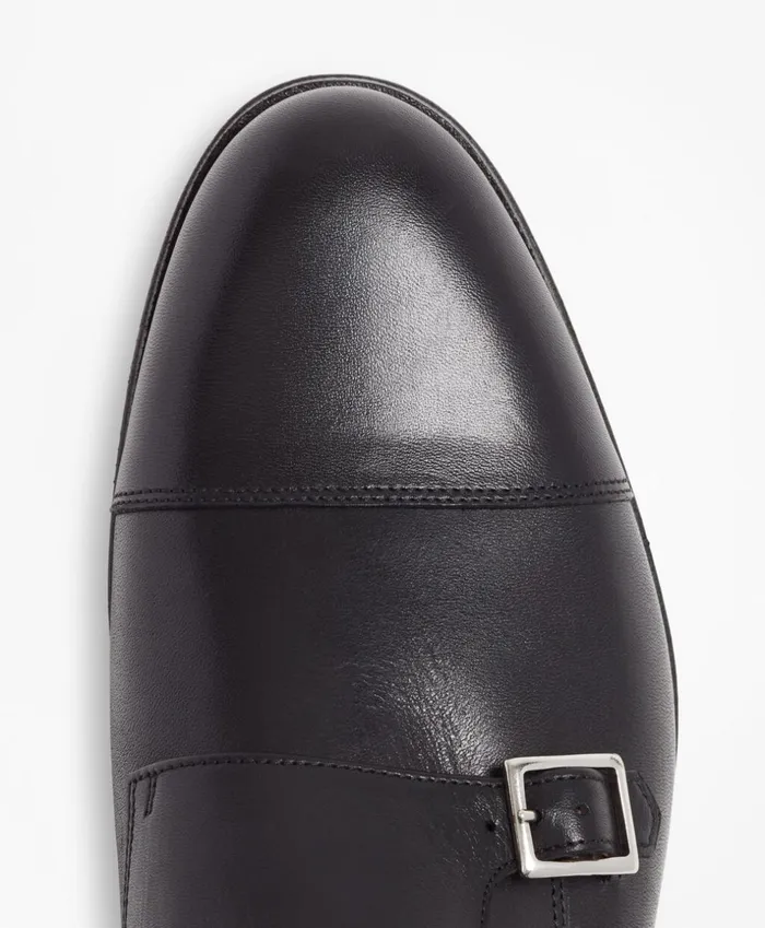 Brooks Brothers Shoes and Belts Leather CapToe Monk Straps Black 8211 Women Brooks Brothers Shoes and Belts Leather CapToe Monk Straps Black 8211 Women