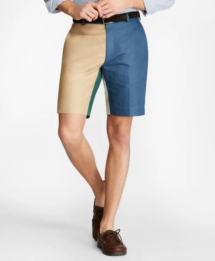 Brooks Brothers Shorts and Swimwear Linen And Cotton Fun Shorts Multi 8211 Men Brooks Brothers Shorts and Swimwear Linen And Cotton Fun Shorts Multi 8211 Men