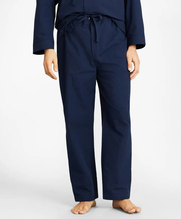 Brooks Brothers Sleepwear Seersucker Tonal Stripe Pajamas Navy 8211 Men Brooks Brothers Sleepwear Seersucker Tonal Stripe Pajamas Navy 8211 Men