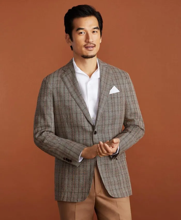 Brooks Brothers Sport Coats and Vests Golden Fleece BrooksCloud HempWool Plaid Sport Coat Brownmulti 8211 Men Brooks Brothers Sport Coats and Vests Golden Fleece BrooksCloud HempWool Plaid Sport Coat Brownmulti 8211 Men