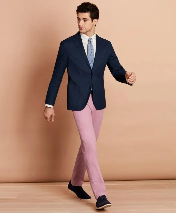 Brooks Brothers Sport Coats and Vests LinenBlend Sport Coat Navy 8211 Men Brooks Brothers Sport Coats and Vests LinenBlend Sport Coat Navy 8211 Men