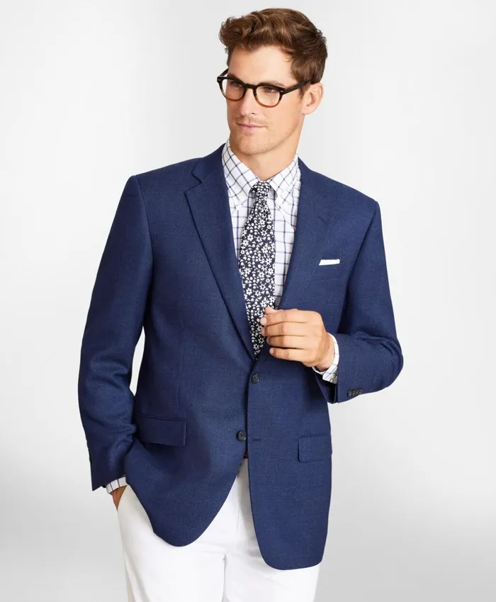 Brooks Brothers Sport Coats and Vests Madison Fit Hopsack Sport Coat Blue 8211 Men Brooks Brothers Sport Coats and Vests Madison Fit Hopsack Sport Coat Blue 8211 Men
