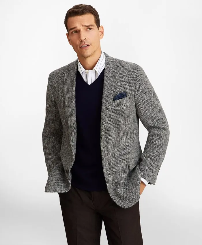 Brooks Brothers Sport Coats and Vests Regent Fit Harris Tweed Sport Coat Light Grey 8211 Men Brooks Brothers Sport Coats and Vests Regent Fit Harris Tweed Sport Coat Light Grey 8211 Men