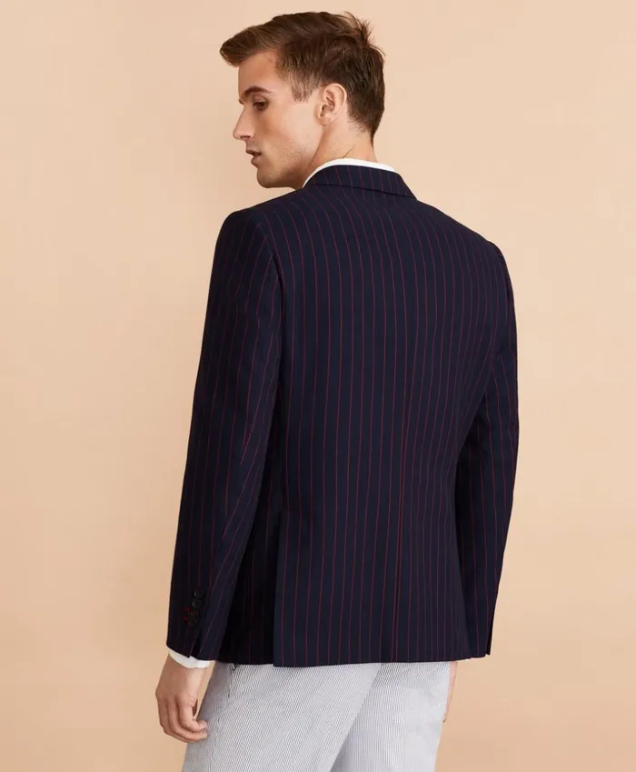 Brooks Brothers Sport Coats and Vests Striped Cotton Sport Coat Navy 8211 Men Brooks Brothers Sport Coats and Vests Striped Cotton Sport Coat Navy 8211 Men