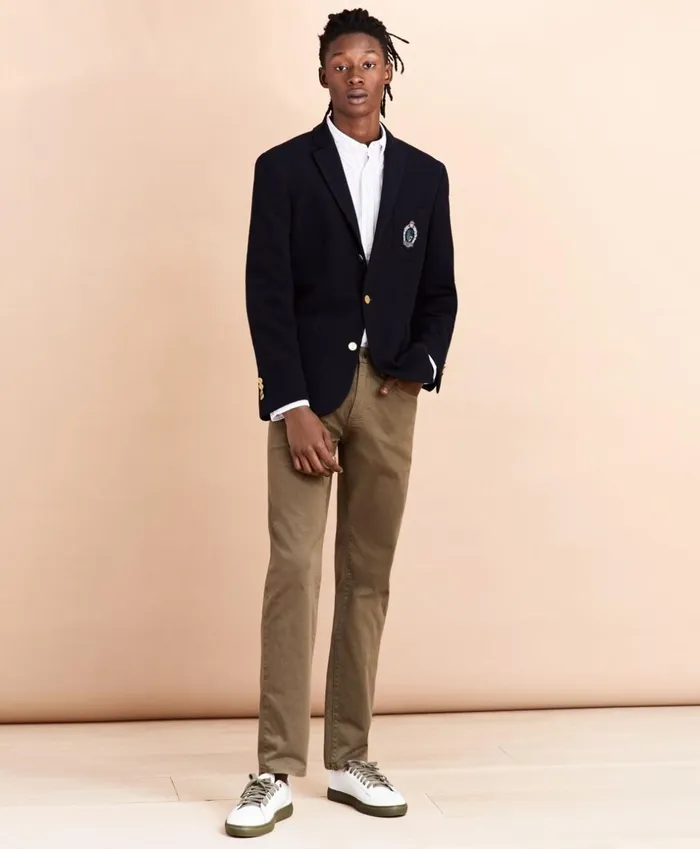 Brooks Brothers Sport Coats and Vests ThreeButton Twill Sport Coat Navy 8211 Men Brooks Brothers Sport Coats and Vests ThreeButton Twill Sport Coat Navy 8211 Men
