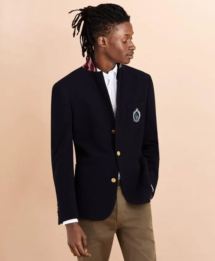 Brooks Brothers Sport Coats and Vests ThreeButton Twill Sport Coat Navy 8211 Men Brooks Brothers Sport Coats and Vests ThreeButton Twill Sport Coat Navy 8211 Men