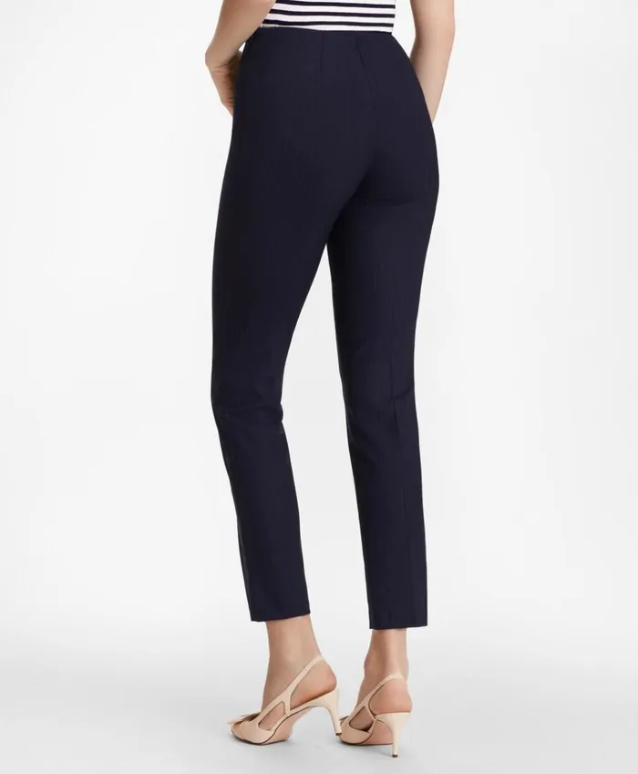 Brooks Brothers Suit Separates Pinstripe BrooksCool Merino Wool Ankle Pants Navy 8211 Women Brooks Brothers Suit Separates Pinstripe BrooksCool Merino Wool Ankle Pants Navy 8211 Women