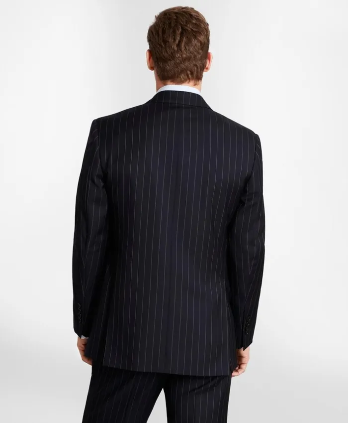 Brooks Brothers Suits BrooksGate MilanoFit BeadStripe Twill Suit Jacket Navy 8211 Men Brooks Brothers Suits BrooksGate MilanoFit BeadStripe Twill Suit Jacket Navy 8211 Men