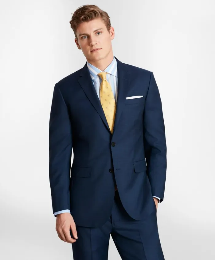 Brooks Brothers Suits BrooksGate MilanoFit Wool Twill Suit Jacket Blue 8211 Men Brooks Brothers Suits BrooksGate MilanoFit Wool Twill Suit Jacket Blue 8211 Men