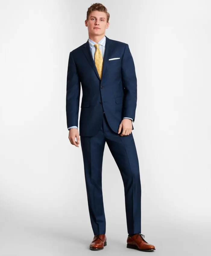 Brooks Brothers Suits BrooksGate MilanoFit Wool Twill Suit Jacket Blue 8211 Men Brooks Brothers Suits BrooksGate MilanoFit Wool Twill Suit Jacket Blue 8211 Men