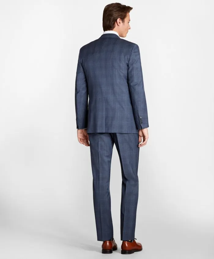 Brooks Brothers Suits Regent Fit Check 1818 Suit Navy 8211 Men Brooks Brothers Suits Regent Fit Check 1818 Suit Navy 8211 Men
