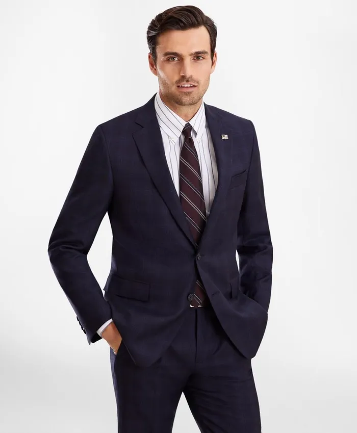 Brooks Brothers Suits Regent Fit Plaid 1818 Suit Navy 8211 Men Brooks Brothers Suits Regent Fit Plaid 1818 Suit Navy 8211 Men