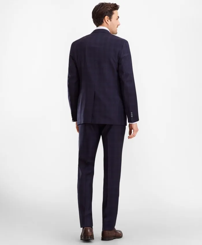 Brooks Brothers Suits Regent Fit Plaid 1818 Suit Navy 8211 Men Brooks Brothers Suits Regent Fit Plaid 1818 Suit Navy 8211 Men