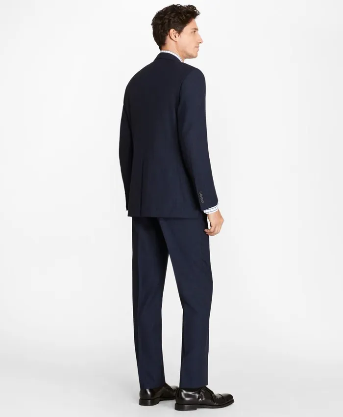 Brooks Brothers Suits Regent Fit Textured Weave 1818 Suit Navyblue 8211 Men Brooks Brothers Suits Regent Fit Textured Weave 1818 Suit Navyblue 8211 Men