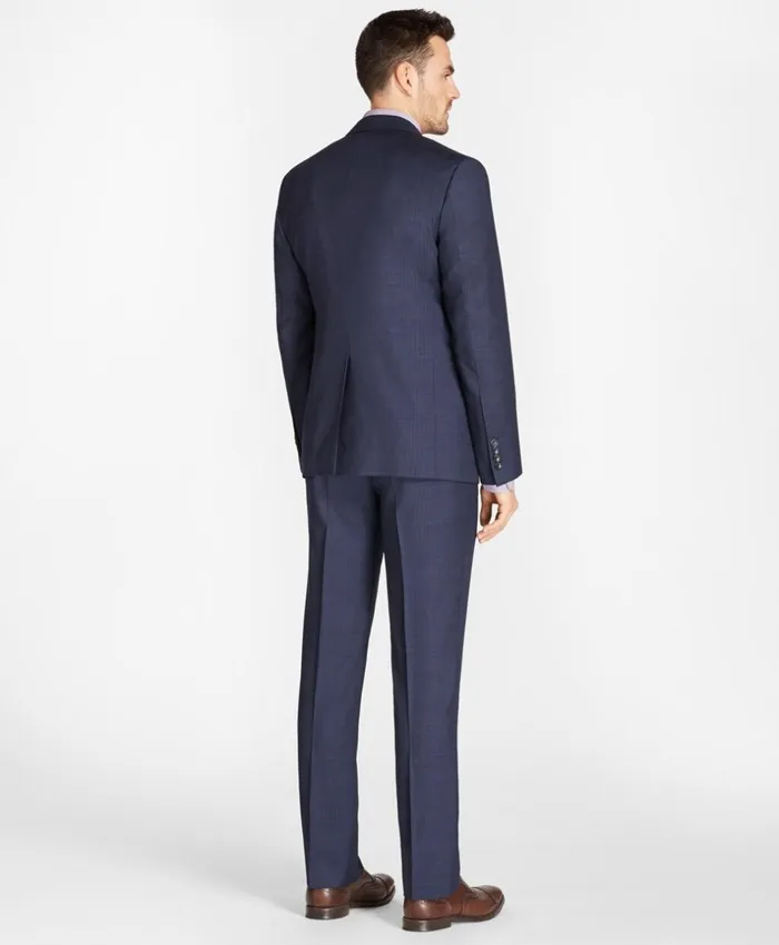 Brooks Brothers Suits Regent Fit Tic With Stripe 1818 Suit Blue 8211 Men Brooks Brothers Suits Regent Fit Tic With Stripe 1818 Suit Blue 8211 Men