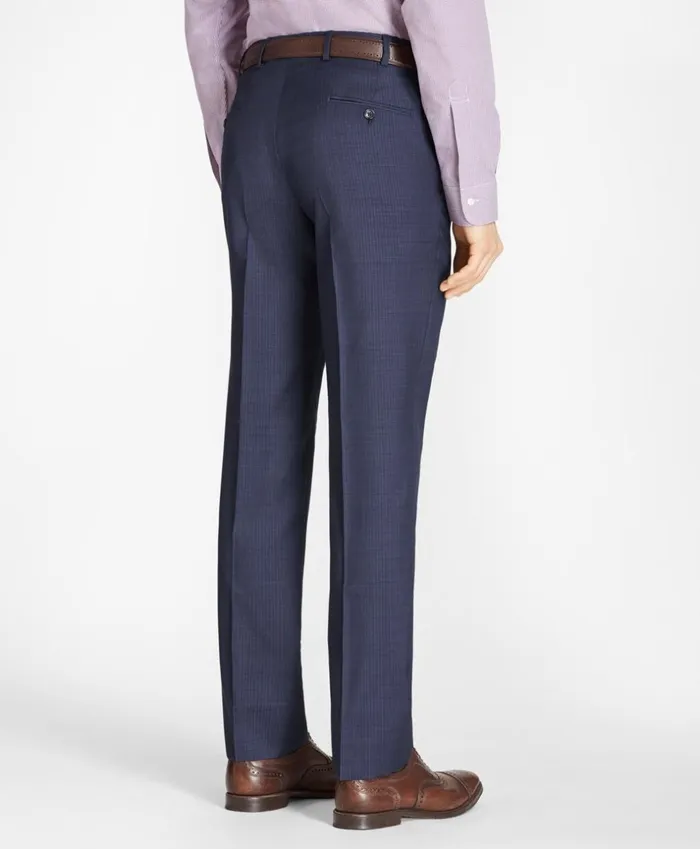 Brooks Brothers Suits Regent Fit Tic With Stripe 1818 Suit Blue 8211 Men Brooks Brothers Suits Regent Fit Tic With Stripe 1818 Suit Blue 8211 Men