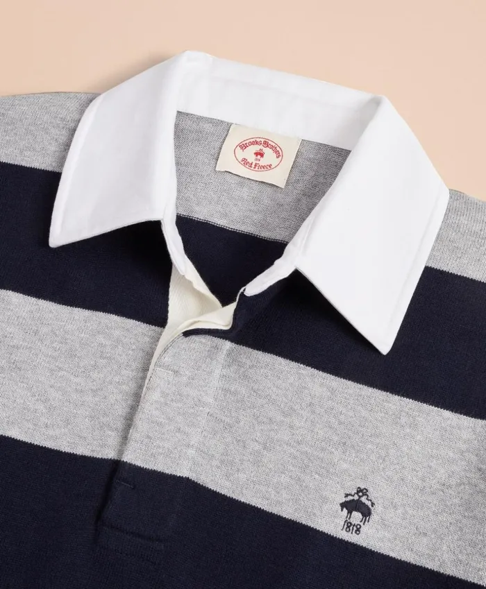 Brooks Brothers Sweaters CottonCashmere Rugby Sweater Grey 8211 Men Brooks Brothers Sweaters CottonCashmere Rugby Sweater Grey 8211 Men