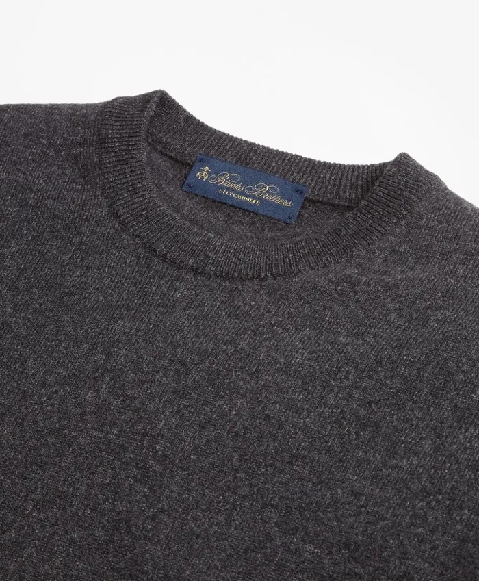 Brooks Brothers Sweaters Crewneck Cashmere Sweater Charcoal 8211 Men Brooks Brothers Sweaters Crewneck Cashmere Sweater Charcoal 8211 Men