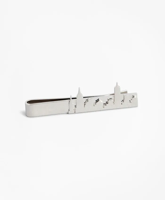 Brooks Brothers Tie and Collar Accessories Manhattan Skyline Tie Bar Silver 8211 Men Brooks Brothers Tie and Collar Accessories Manhattan Skyline Tie Bar Silver 8211 Men