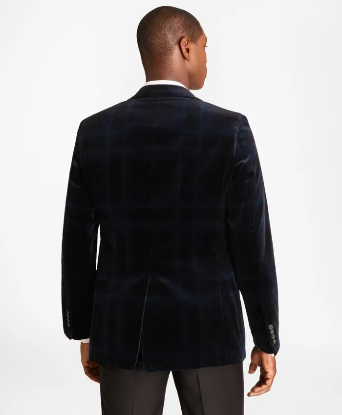 Brooks Brothers Tuxedo Shop Regent Fit Black Watch Velvet Tuxedo Jacket Navygreen 8211 Men Brooks Brothers Tuxedo Shop Regent Fit Black Watch Velvet Tuxedo Jacket Navygreen 8211 Men