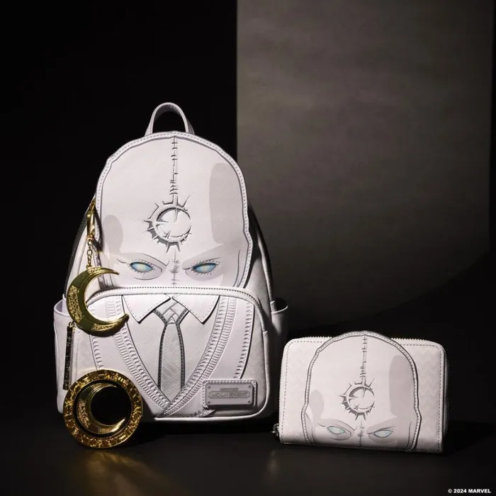 C2E2 Limited Edition Moon Knight Mr Knight Cosplay Zip Around Wallet Unisex Loungefly Bags and Wallets C2E2 Limited Edition Moon Knight Mr Knight Cosplay Zip Around Wallet Unisex Loungefly Bags and Wallets