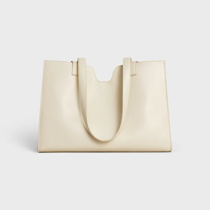 Cabas 16 In Smooth Calfskin Limestone Women CELINE 16 Cabas 16 In Smooth Calfskin Limestone Women CELINE 16