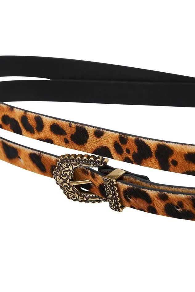 Camilla Belts Women Skinny Double Wrap Belt Fire At Night