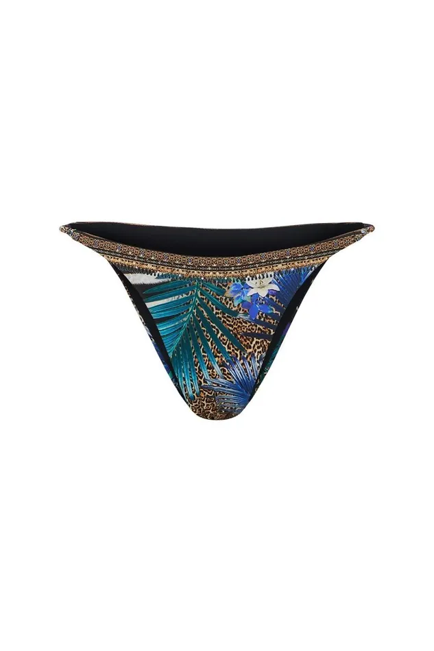 Camilla Bikinis Women Dip Front Skinny Side Pant Rainbow Room