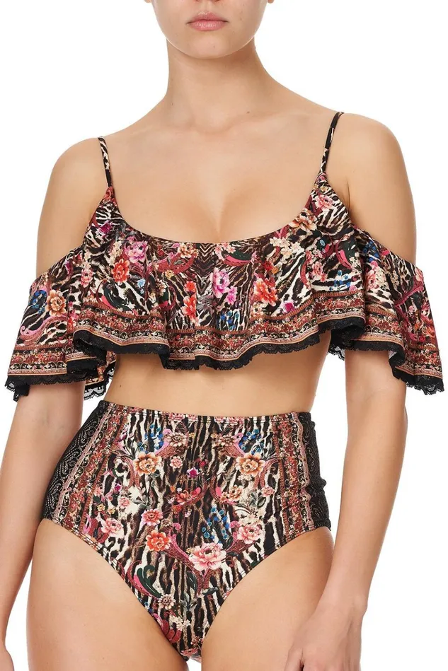Camilla Bikinis Women Frill Crop Top Liv A Little