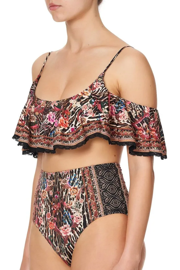 Camilla Bikinis Women Frill Crop Top Liv A Little