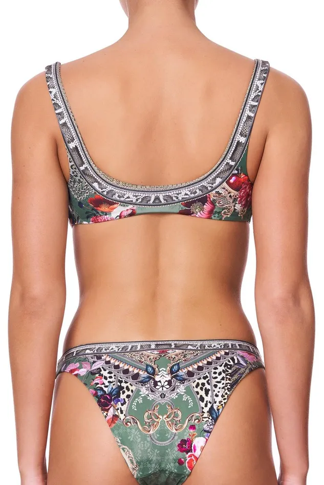 Camilla Bikinis Women Tie Front Reversible Top Tales Of Time