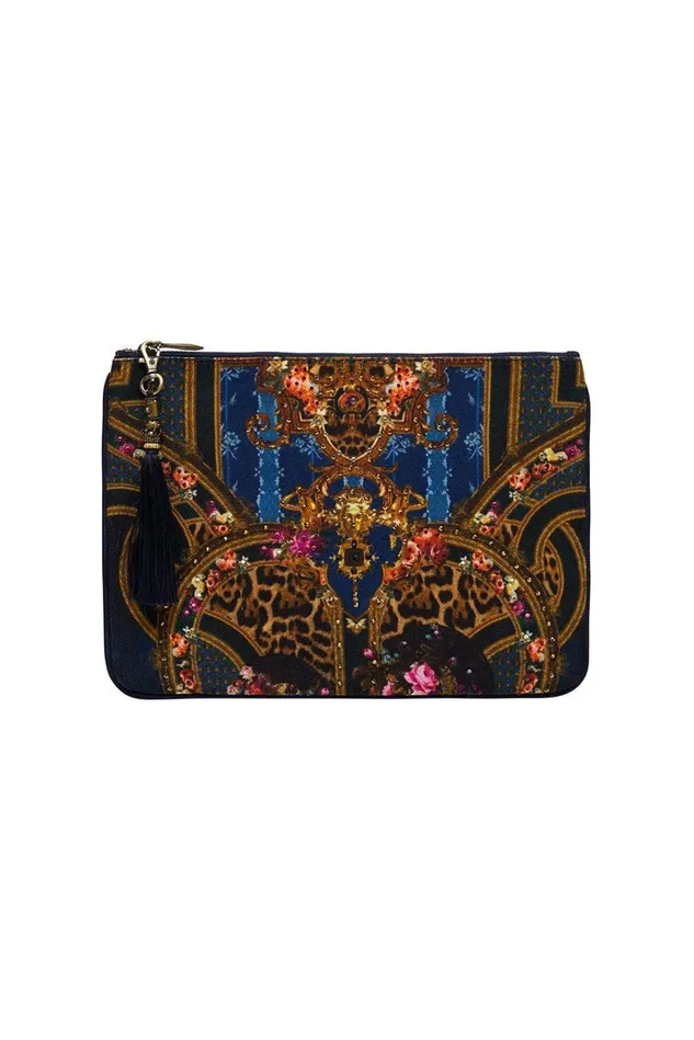 Camilla Clutch Bags Women Small Canvas Clutch Fields Of Treasure