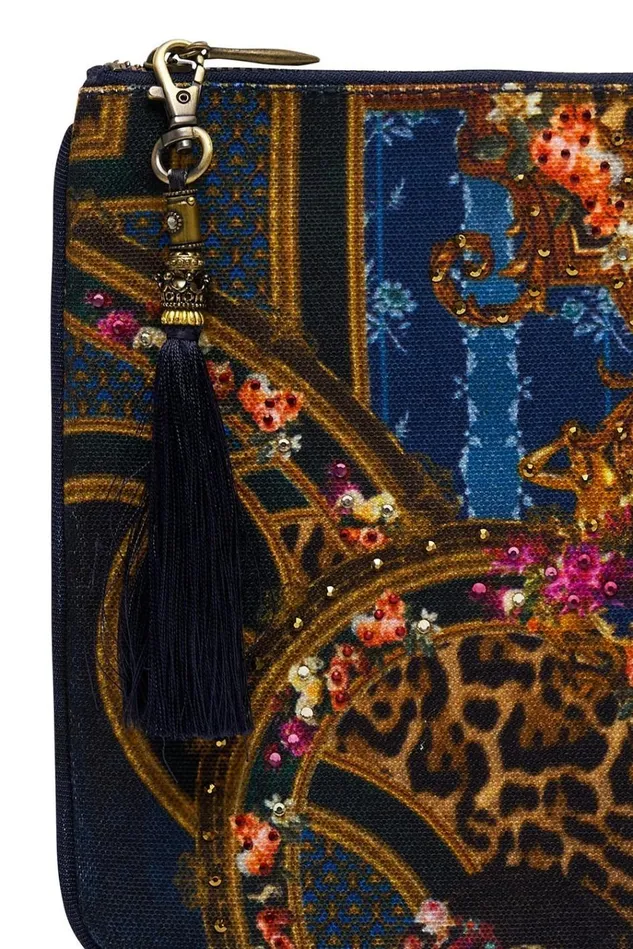 Camilla Clutch Bags Women Small Canvas Clutch Fields Of Treasure