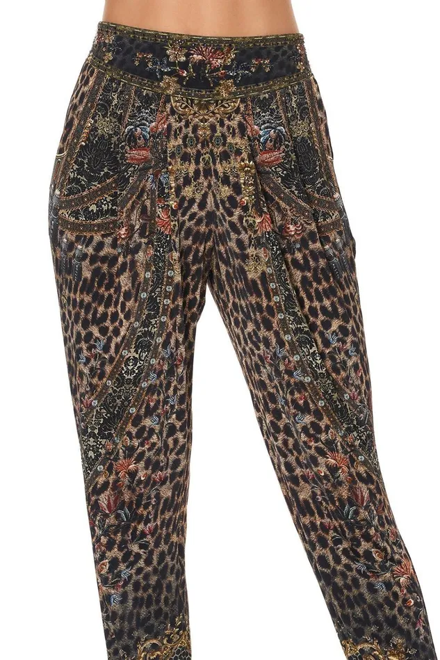 Camilla Extended Sizes Women Harem Pants With Front Pleats Abingdon Palace