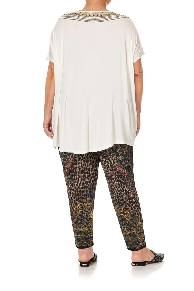 Camilla Extended Sizes Women Harem Pants With Front Pleats Abingdon Palace