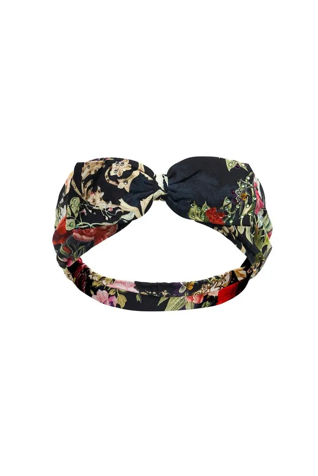 Camilla Hats And Hair Accessories Women Soft Headband With Bow Hampton Hive