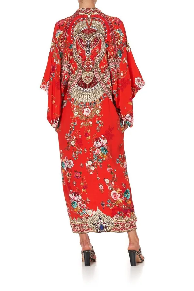 Camilla Jackets Women Embellished Kimono Coat Cameos Can Can