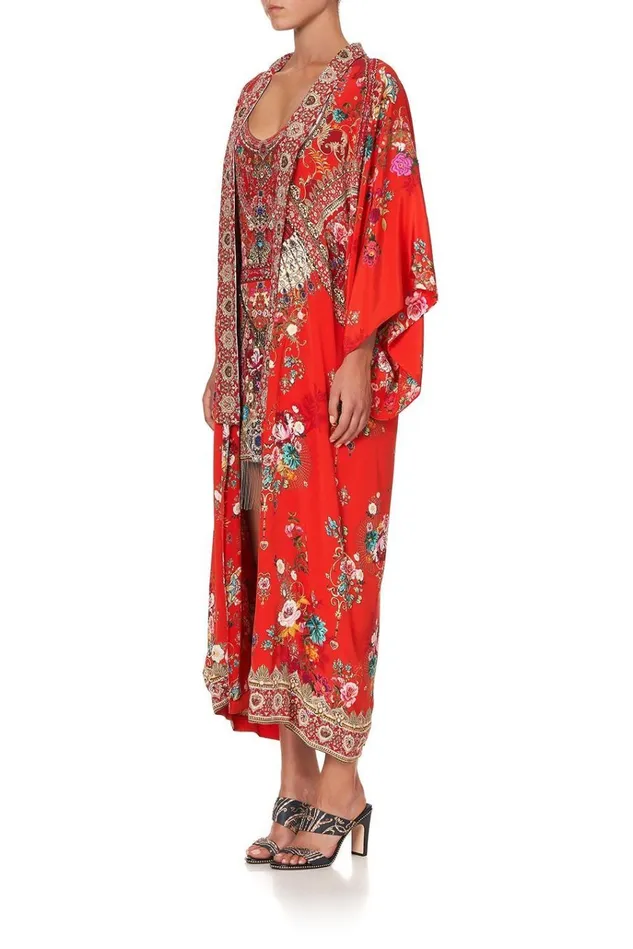 Camilla Jackets Women Embellished Kimono Coat Cameos Can Can