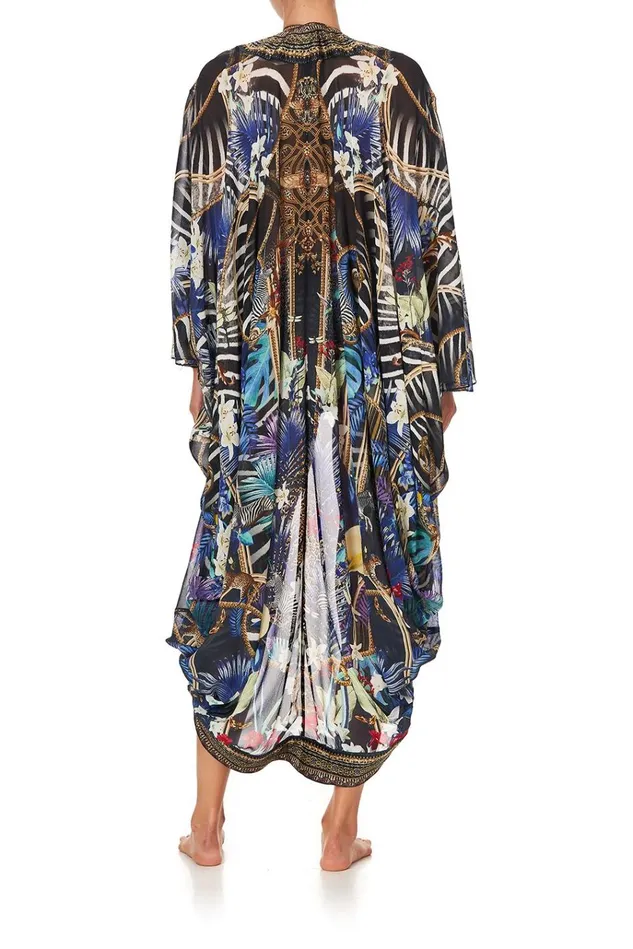 Camilla Kaftans and Coverups Women Long Sleeve Long Cape Rainbow Room
