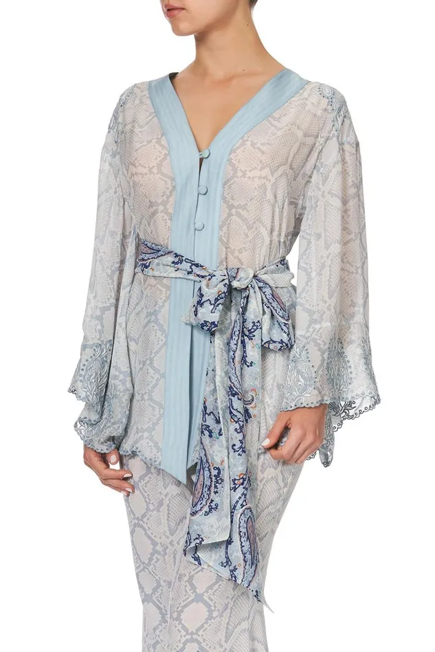 Camilla Kimonos Women Kimono With Shoulder Inserts Bush Diamond
