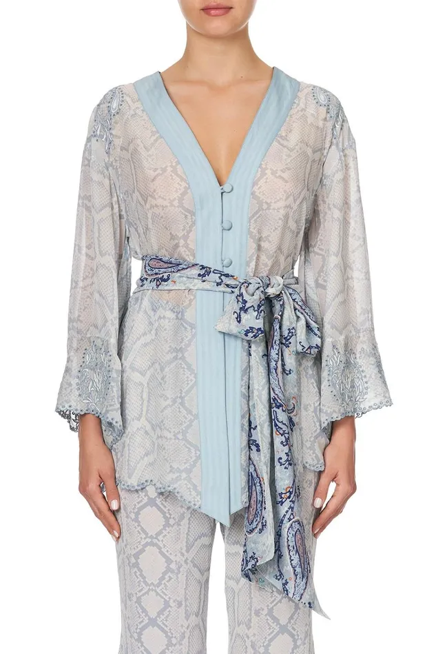 Camilla Kimonos Women Kimono With Shoulder Inserts Bush Diamond