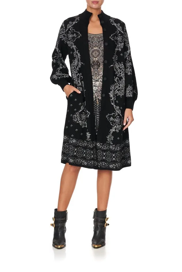 Camilla Knitwear Women ALine Coat Dust Her Off