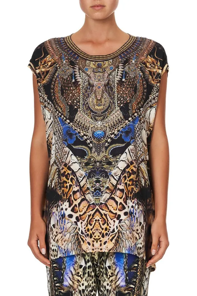 Camilla Loungewear Women Extended Sleeve Tee Dragon Lady